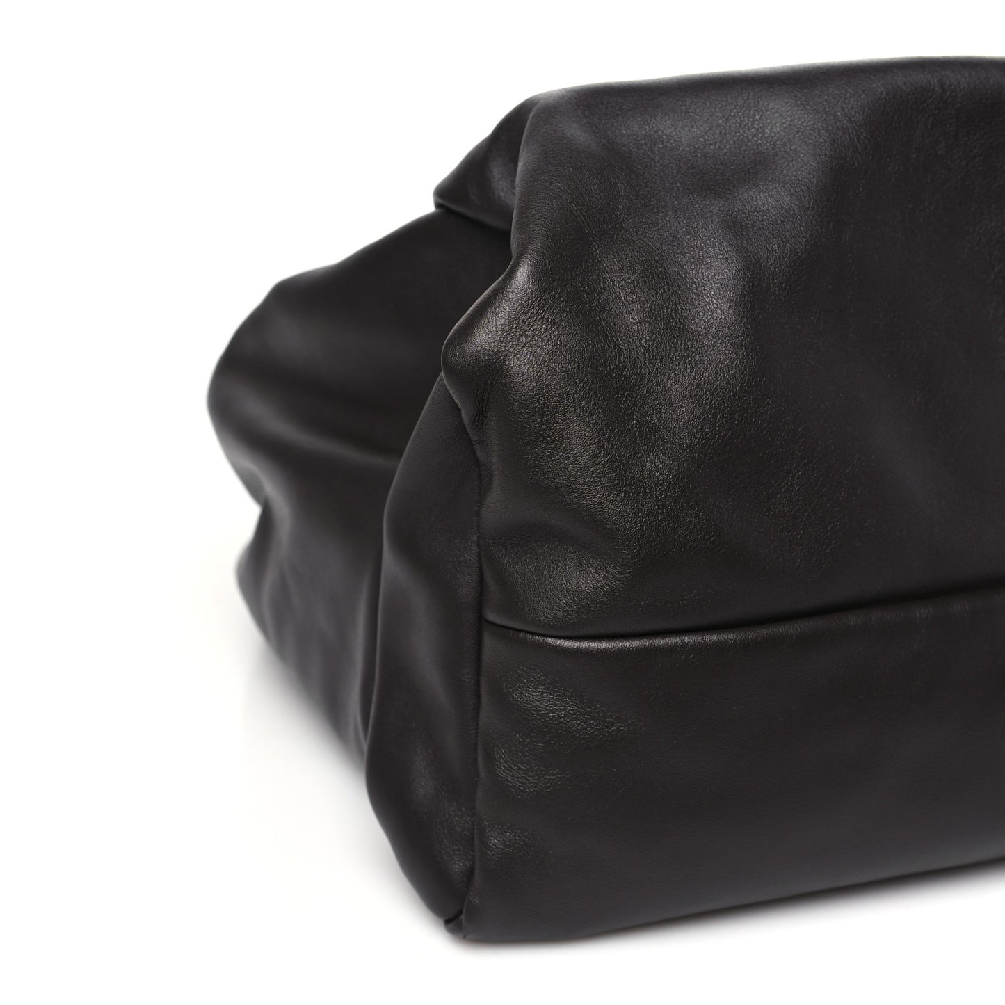 Smooth Butter Calfskin Large The Shoulder Pouch Brownie