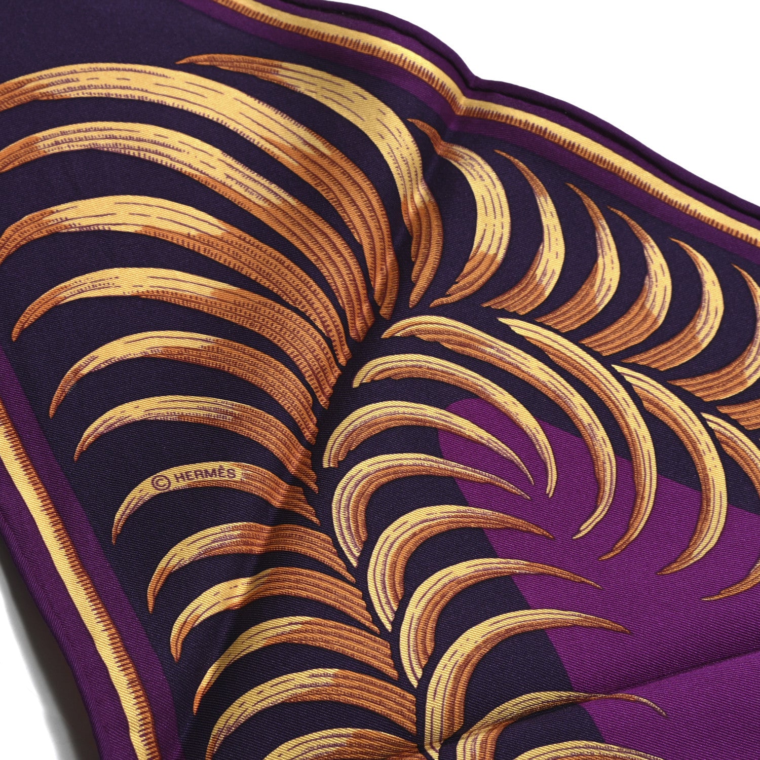 Hermes Silk Tigre Royal Giant Triangle Scarf 4 of 4
