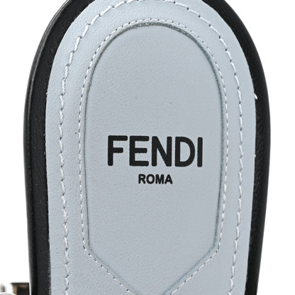 Fendi Nappa Metallic Ayers Fendi First 95mm Strappy Sandals 39 Black Chocolate Stagno 8 of 8