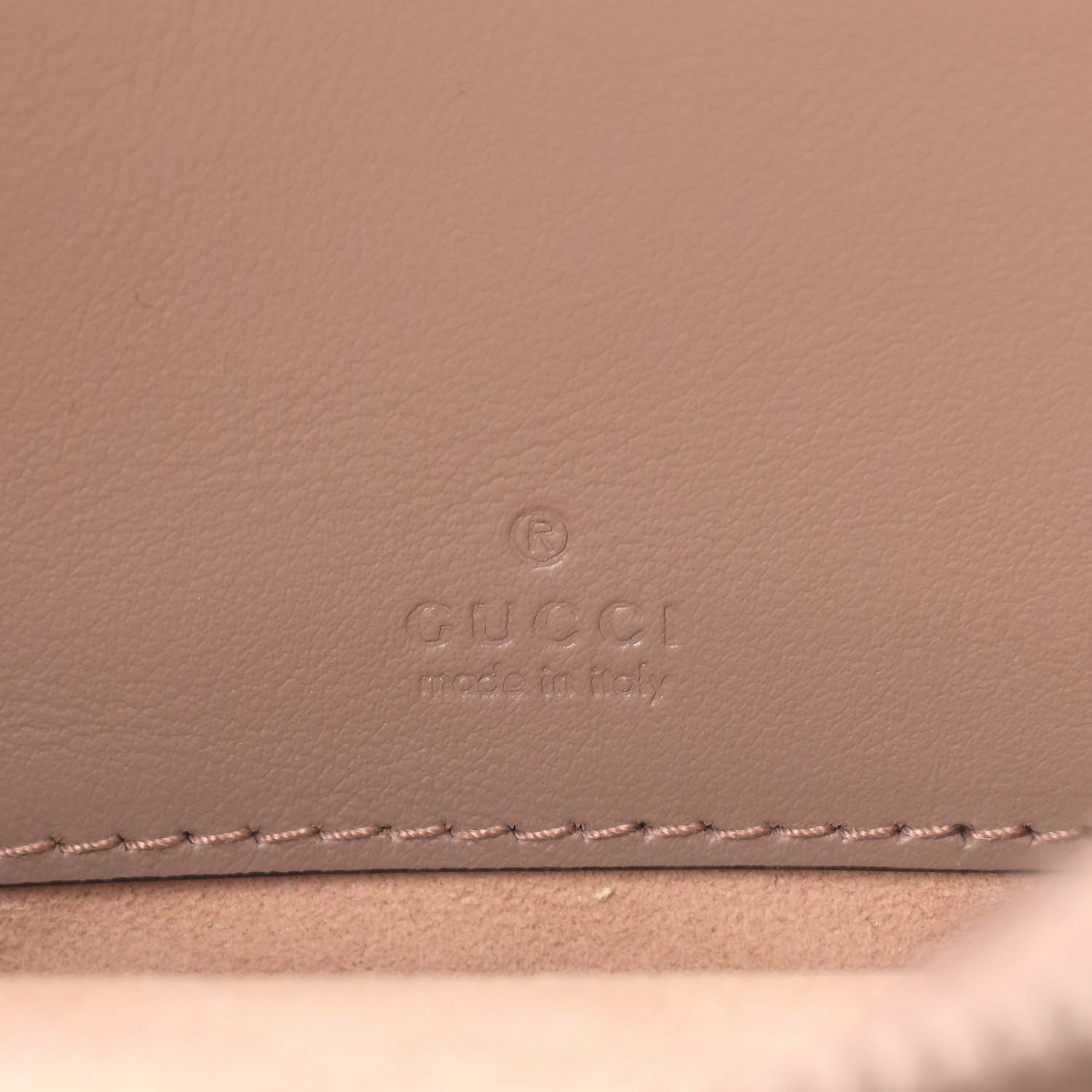 Gucci Calfskin Matelasse Mini GG Marmont Chain Crossbody Bag Porcelain Rose 6 of 11