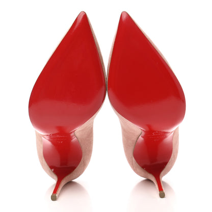 Christian Louboutin Suede Pigalle Follies 100 Pumps 37 Ronsard 5 of 10