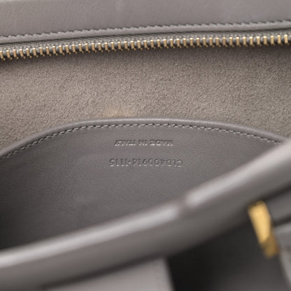 Saint Laurent Calfskin Monogram Baby Cabas Fog 8 of 9