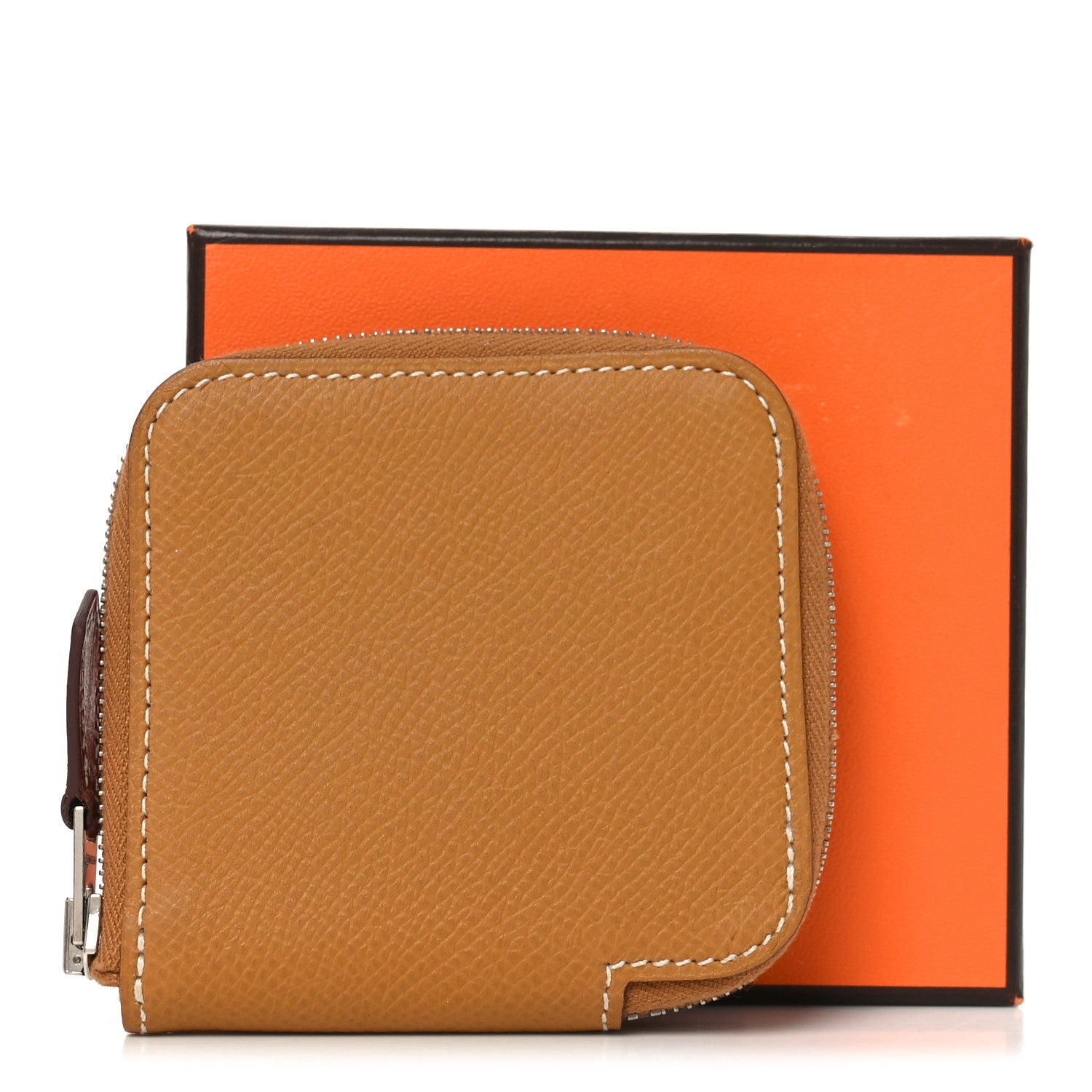 Hermes Epsom Silk'in Coin Purse Sesame 8 of 8