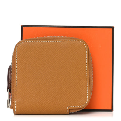 Hermes Epsom Silk'in Coin Purse Sesame 8 of 8
