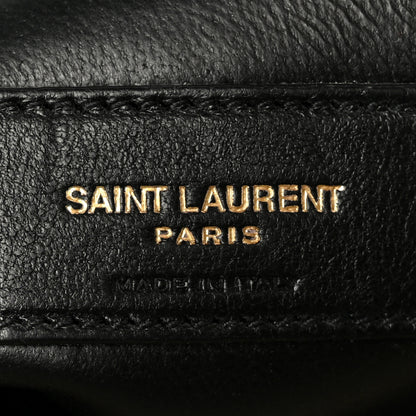 Saint Laurent Calfskin Y Quilted Monogram Small Loulou Chain Satchel Crema Soft 7 of 11
