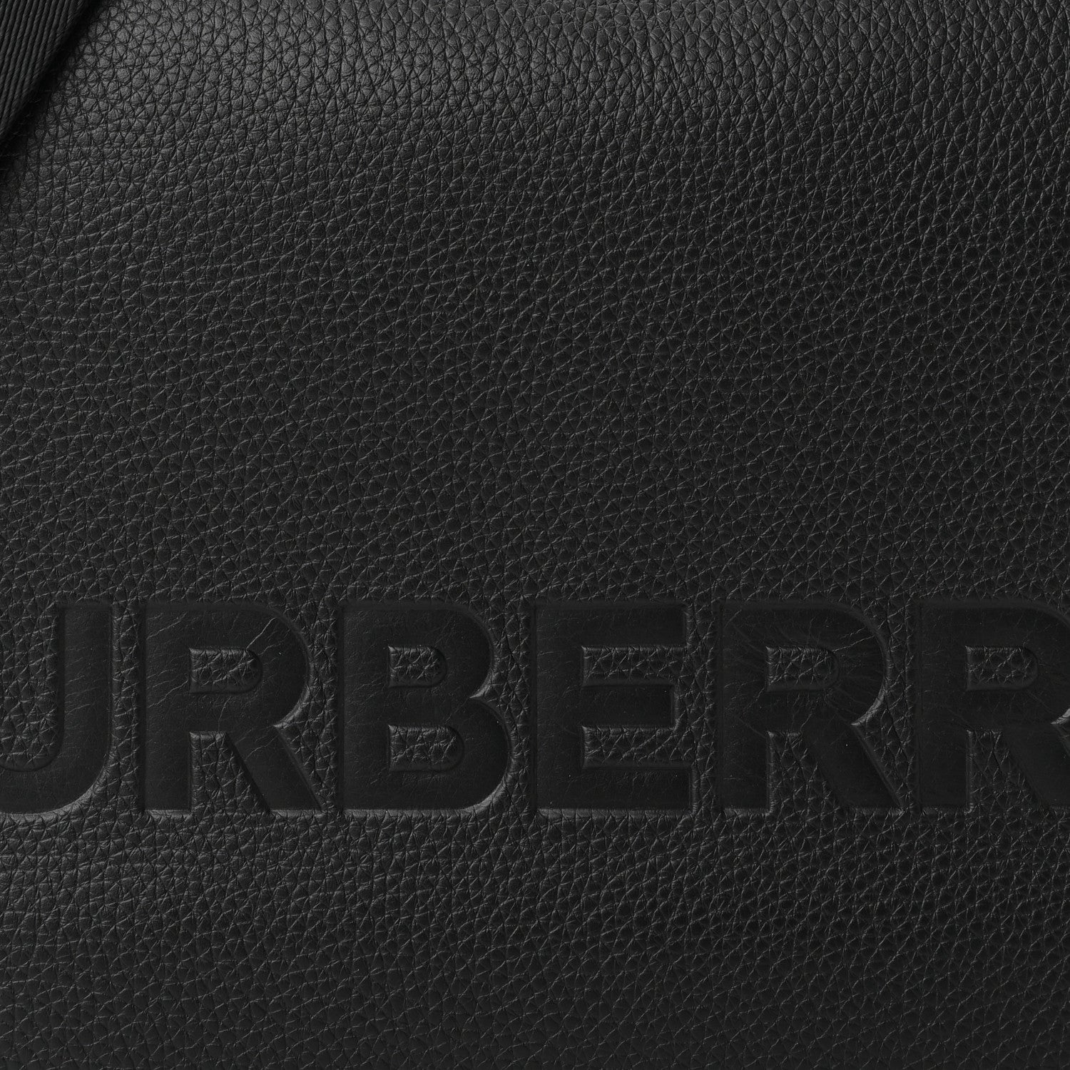 Burberry Grainy Calfskin Embossed Bruno Messenger Black 6 of 8