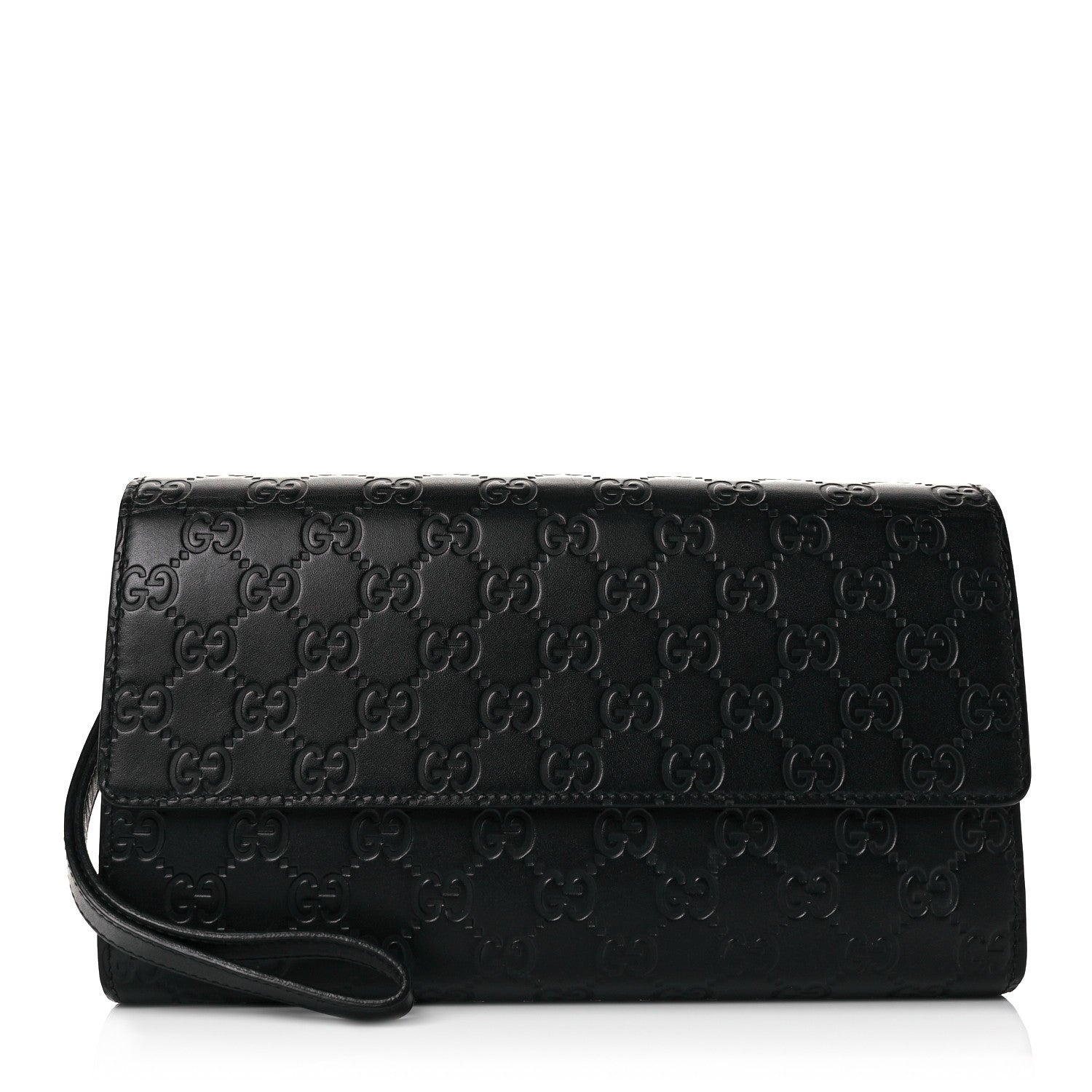 Gucci Guccissima Clutch Black 1 of 36