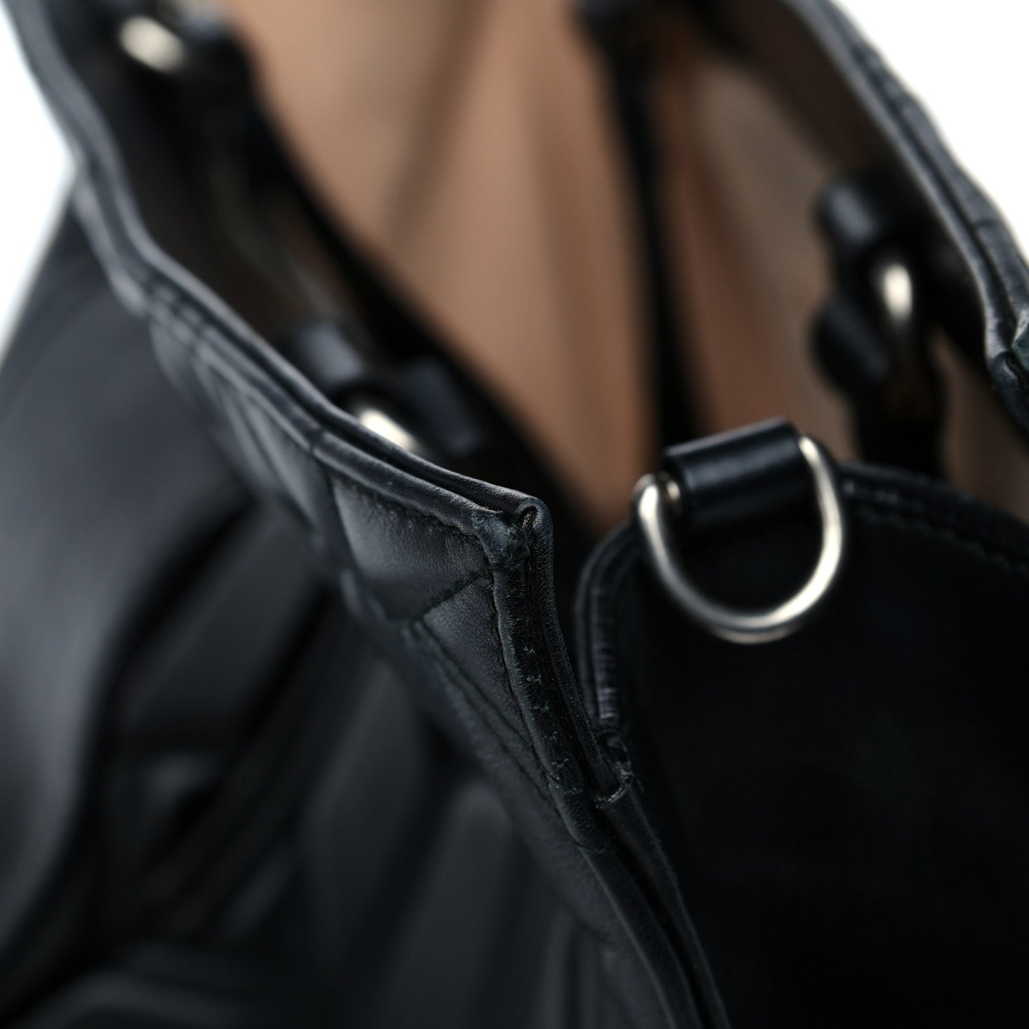 Gucci Calfskin Web Quilted Large Dionysus Tote Bag Black 25 of 31