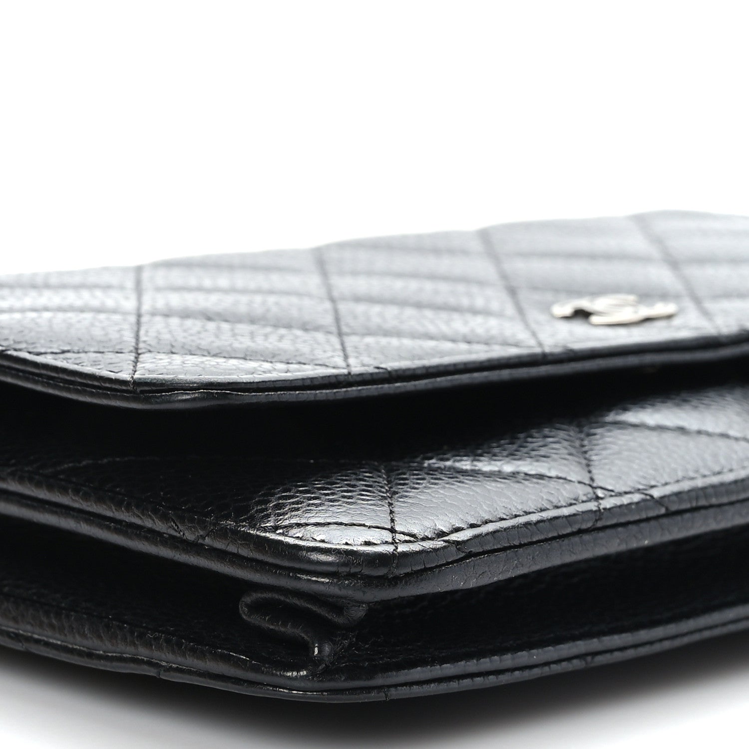 Chanel Caviar Quilted Wallet on Chain WOC Black 9 of 11