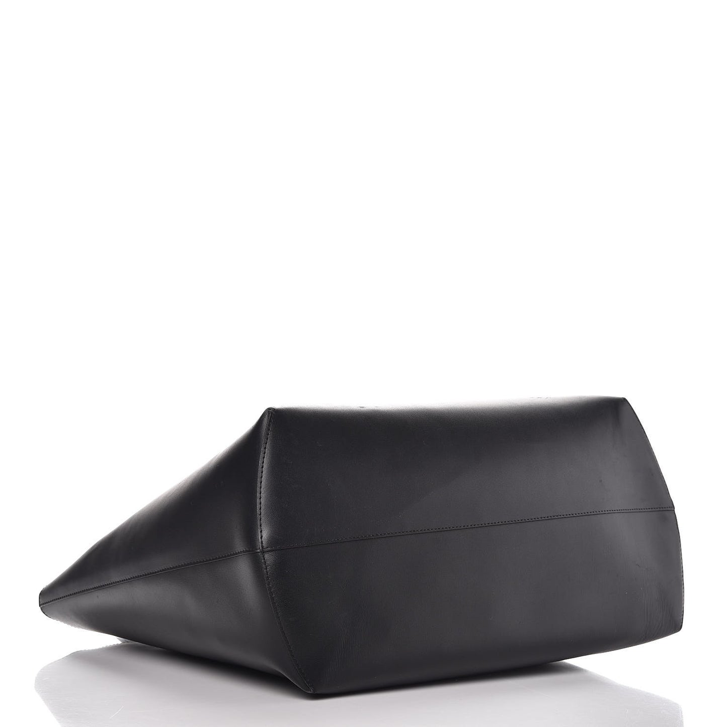 Vitello Ginevra Elaphe Monster Eyes Shopping Tote Black Naturale