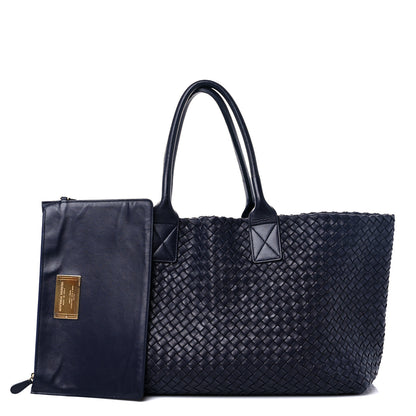 Bottega Veneta Nappa Intrecciato Medium Cabat Ink 1 of 16
