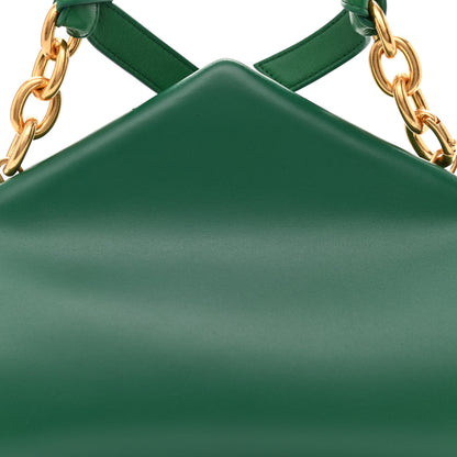 Bottega Veneta Calfskin Tip Clutch Racing Green 7 of 9