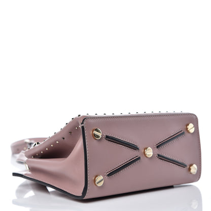Valentino Garavani Calfskin Studded Small Joylock Satchel Lipstick 5 of 12