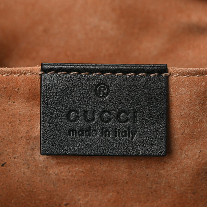 Gucci Calfskin Matelasse Small GG Marmont Chain Shoulder Bag Black 5 of 11