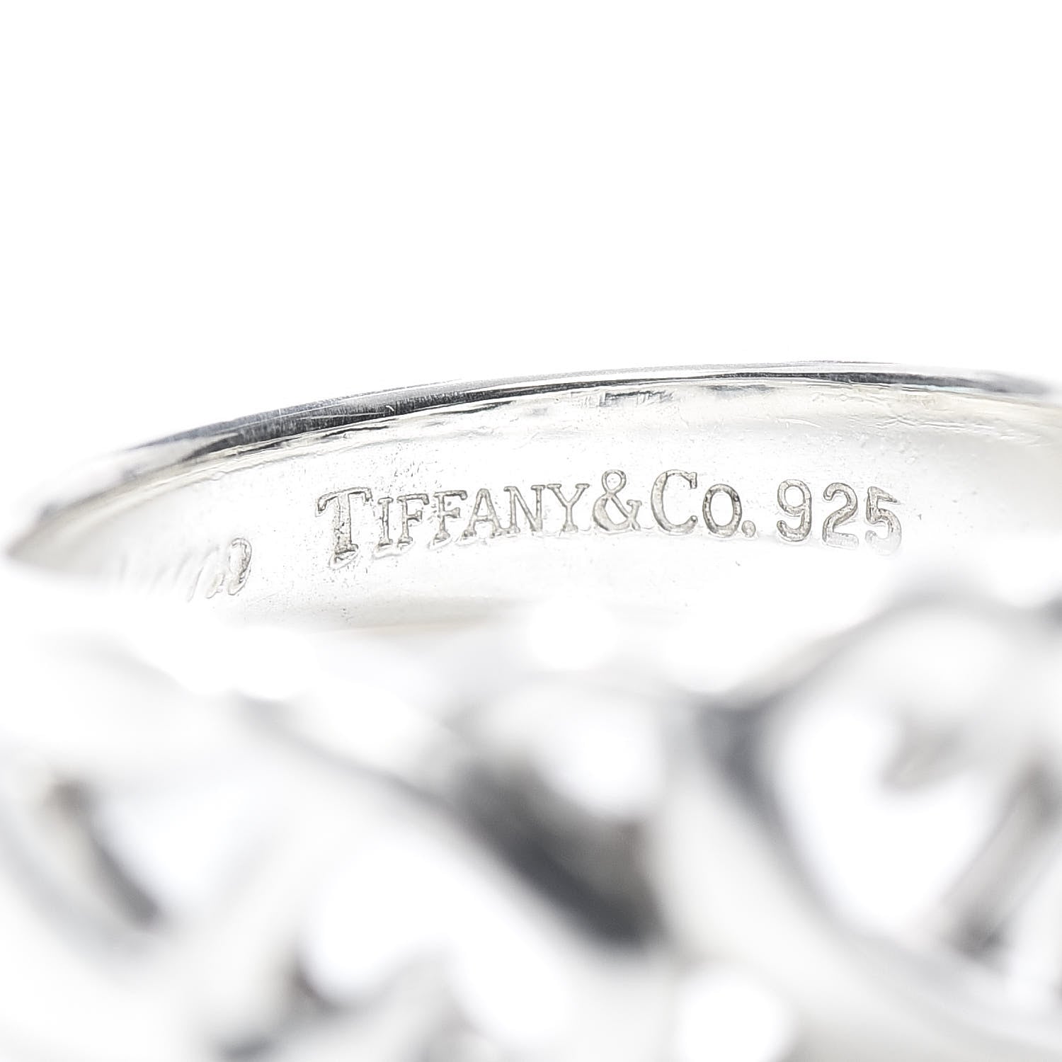 Tiffany Sterling Silver Paloma Picasso Loving Hearts Ring 53 6.25 5 of 8
