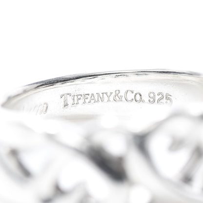 Tiffany Sterling Silver Paloma Picasso Loving Hearts Ring 53 6.25 5 of 8
