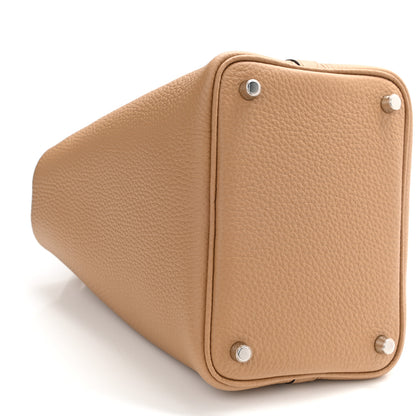 Hermes Taurillon Clemence Picotin Lock 18 PM Chai 8 of 9