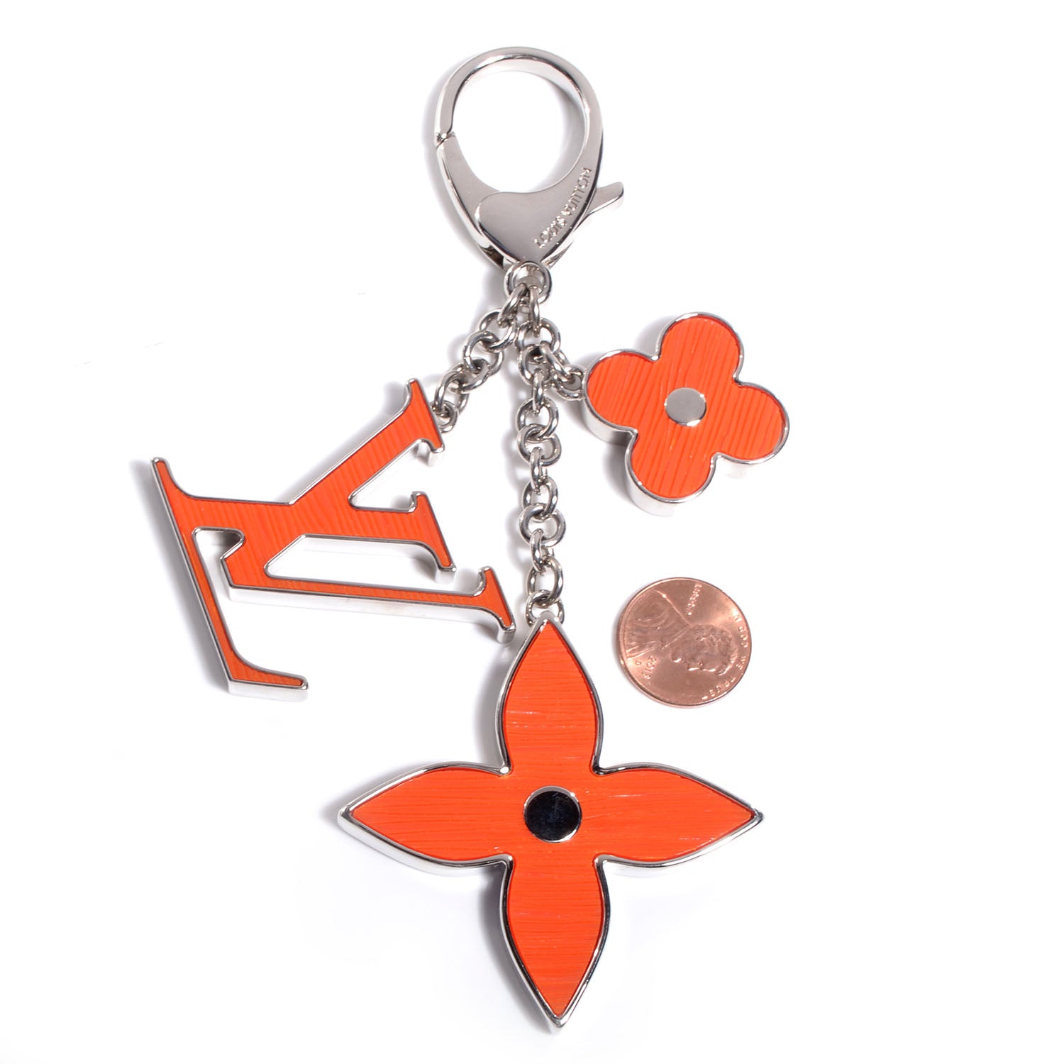 Louis Vuitton Fleur d'Epi Bag Charm Piment 2 of 5