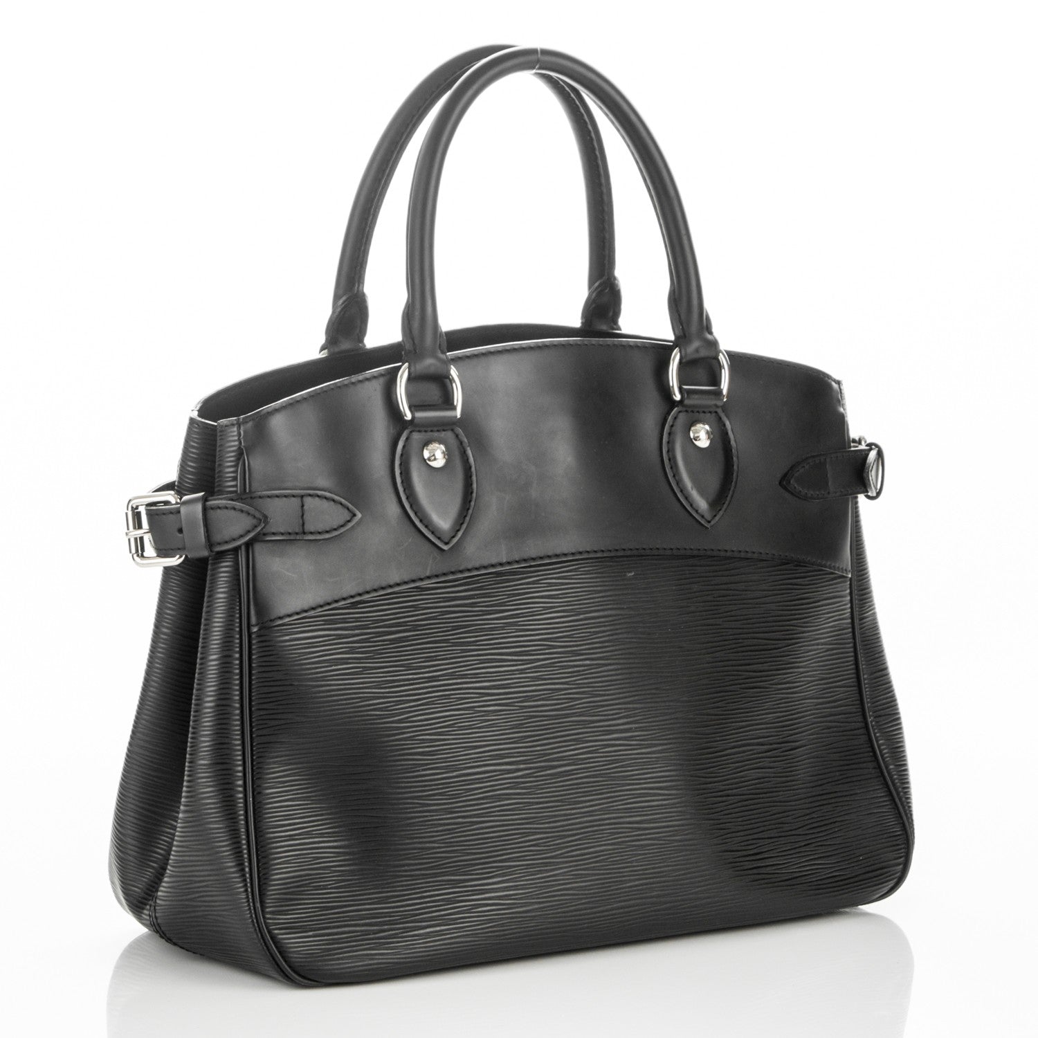 Louis Vuitton Epi Passy PM Black 3 of 6
