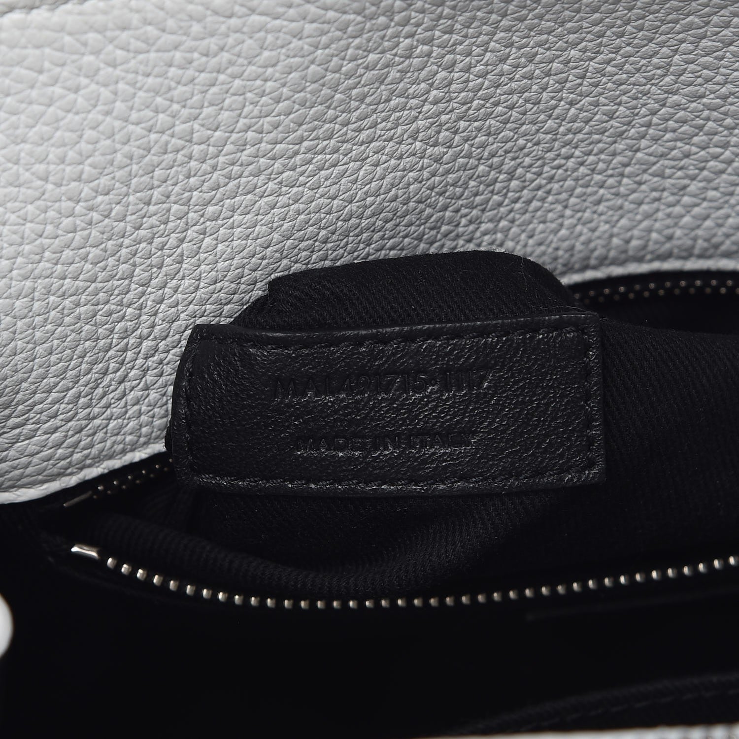 Saint Laurent Grained Calfskin Baby Supple Sac De Jour White 9 of 10