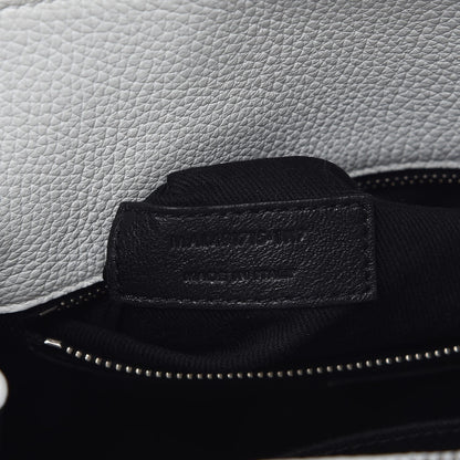 Saint Laurent Grained Calfskin Baby Supple Sac De Jour White 9 of 10