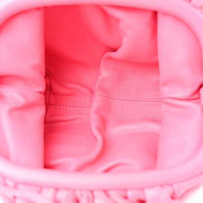 Bottega Veneta Nappa Intrecciato The Mini Pouch Rosa Shock 5 of 10