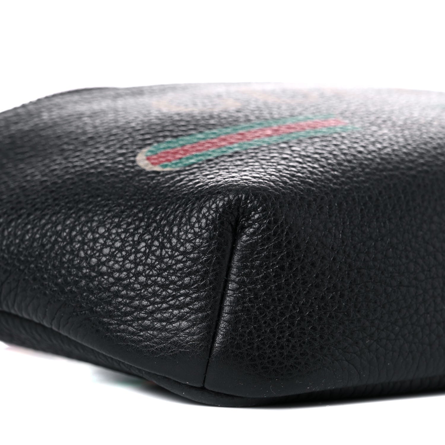 Gucci Grained Calfskin Small Logo Belt Bag Black 8 of 10