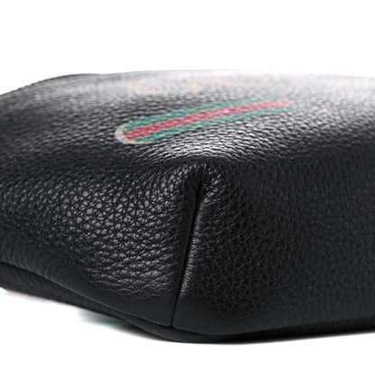 Gucci Grained Calfskin Small Logo Belt Bag Black 8 of 10