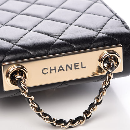 Chanel Lambskin Quilted Trendy CC Phone Holder Black 10 of 13