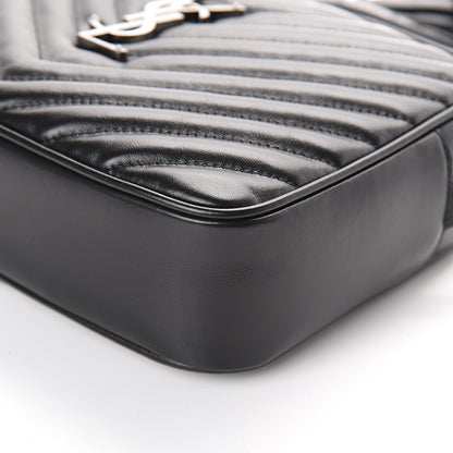 Saint Laurent Calfskin Matelasse Monogram Lou Camera Bag Black 7 of 7