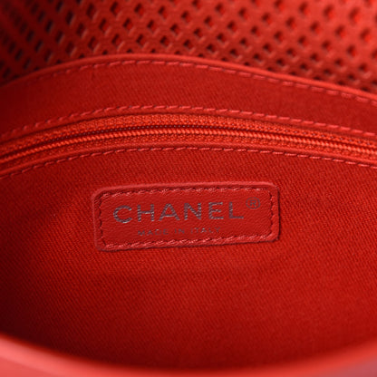Chanel Perforated Calfskin Small Up In The Air Flap Red 7 of 12