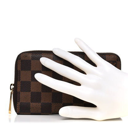 Louis Vuitton Damier Ebene Zippy Compact Wallet 2 of 12
