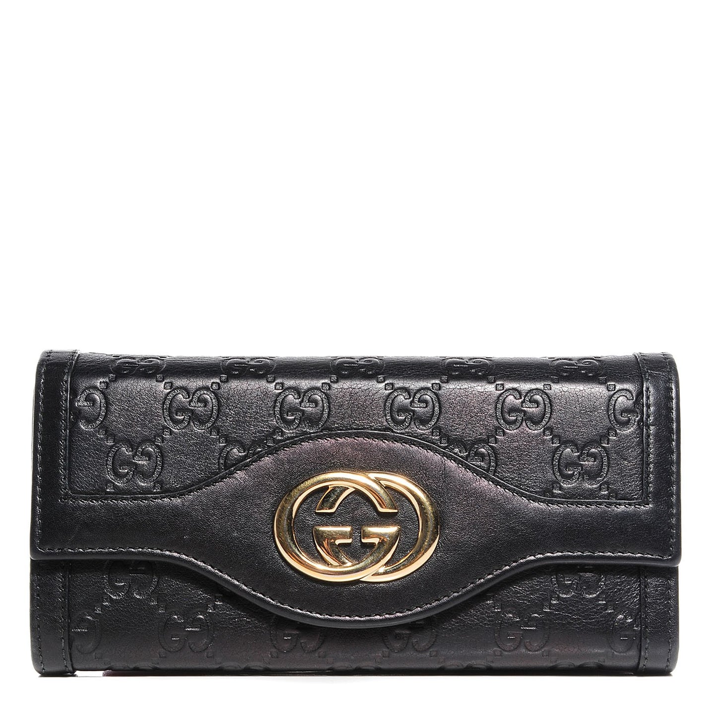 Guccissima Sukey Continental Wallet Continental Wallet Black