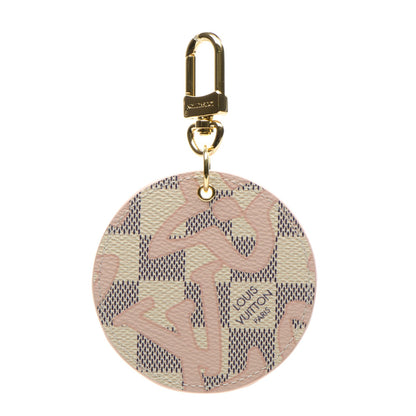 Louis Vuitton Damier Azur Tahitienne Bag Charm Key Ring 1 of 5