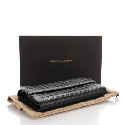 Bottega Veneta Nappa Intrecciato Continental Wallet Black 4 of 7