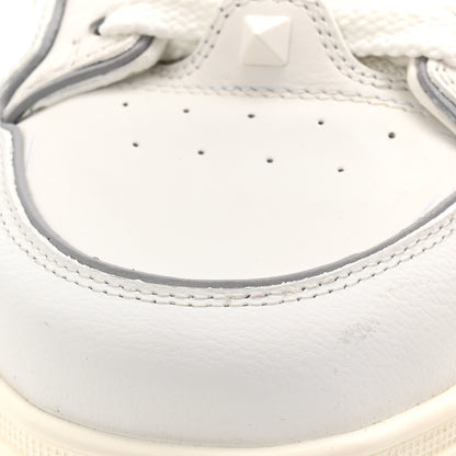 Valentino Garavani Calfskin Mens Open Skate Sneakers 44 White Black 11 of 12