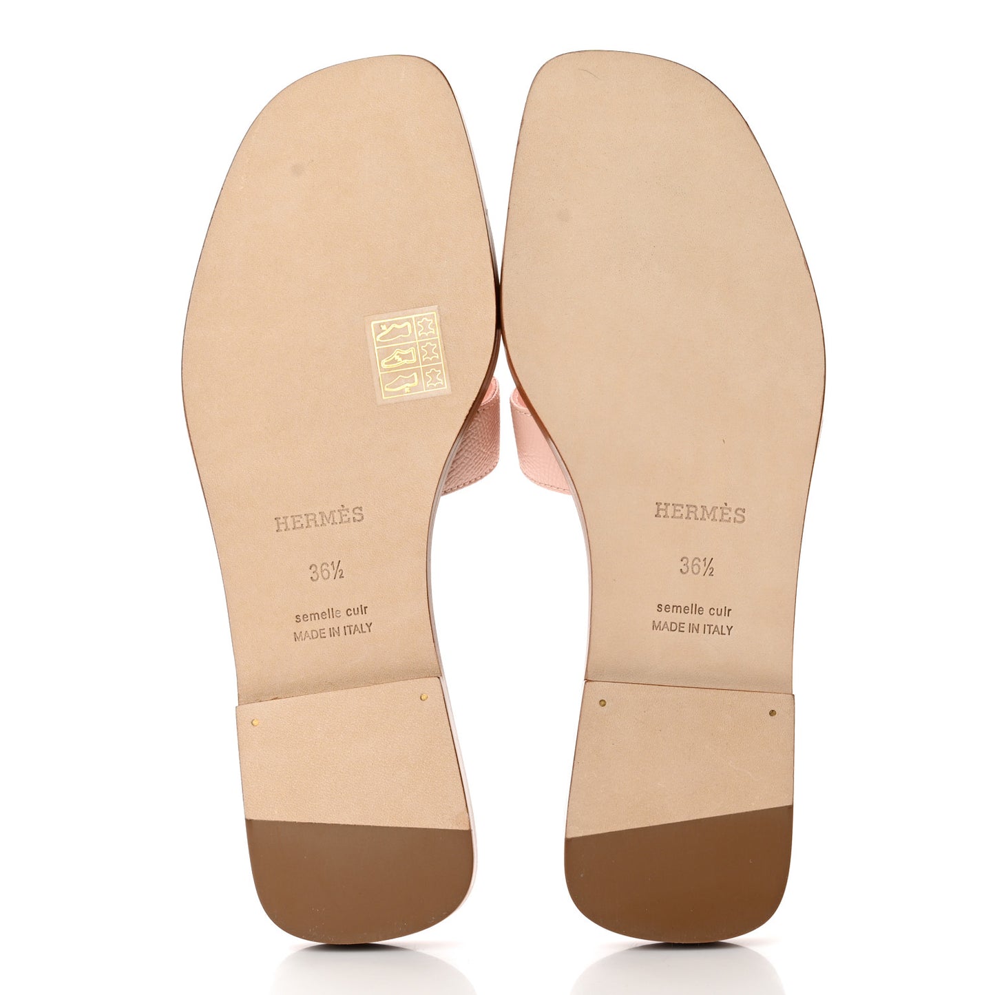 Epsom Oran Sandals 36.5 Rose Pale