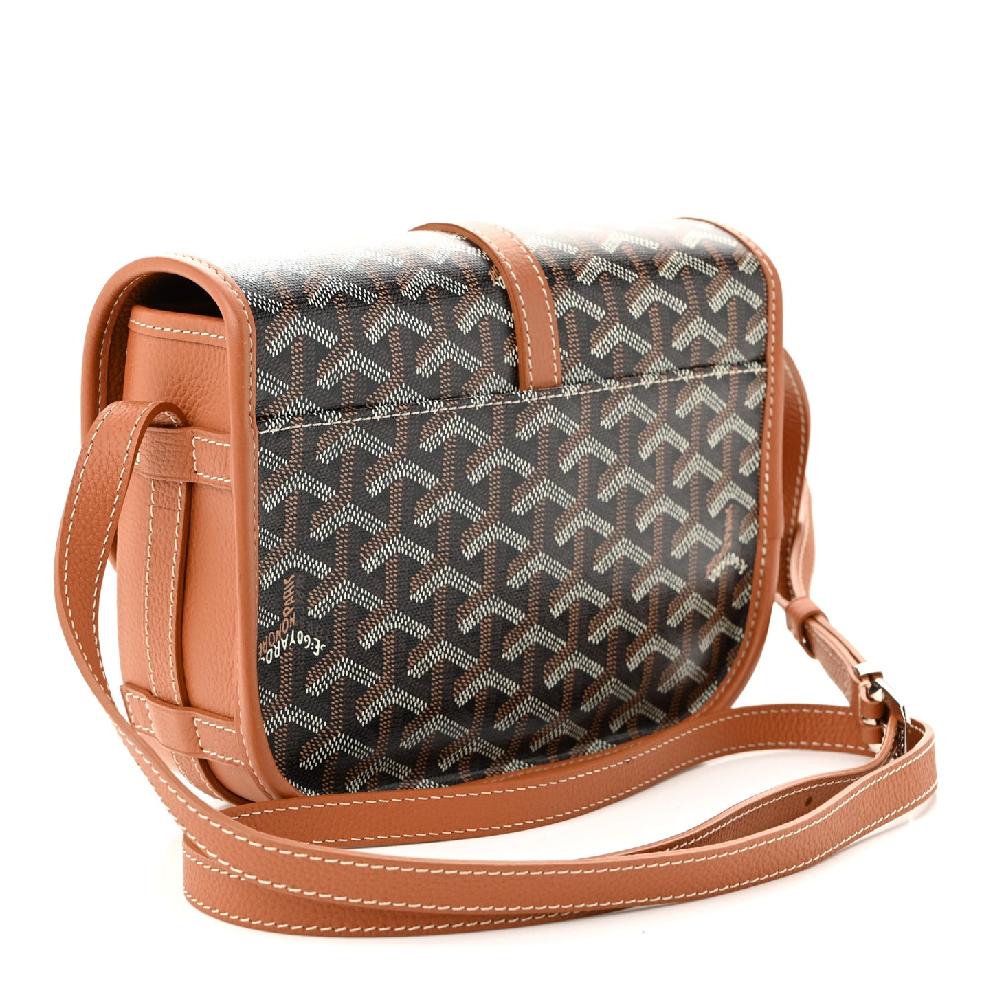 Goyardine Belvedere II PM Messenger Bag Black Gold
