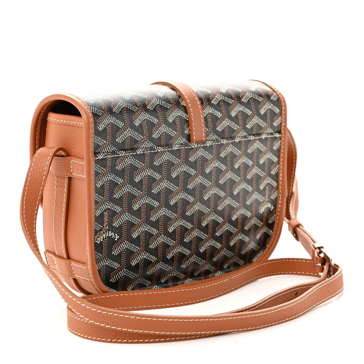 Goyard Goyardine Belvedere II PM Messenger Bag Black Gold 3 of 9