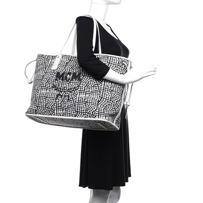 MCM Visetos Large Liz Reversible Shopper Tote White 2 of 14