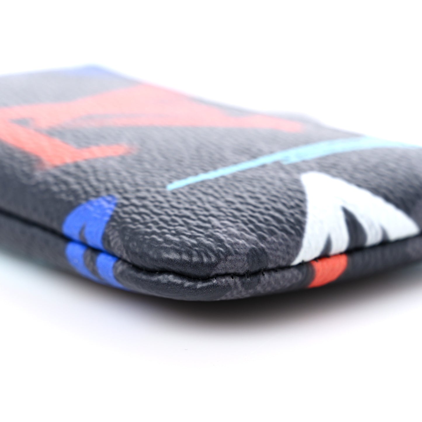 Monogram Eclipse LV Graffiti Key Pouch Multicolor
