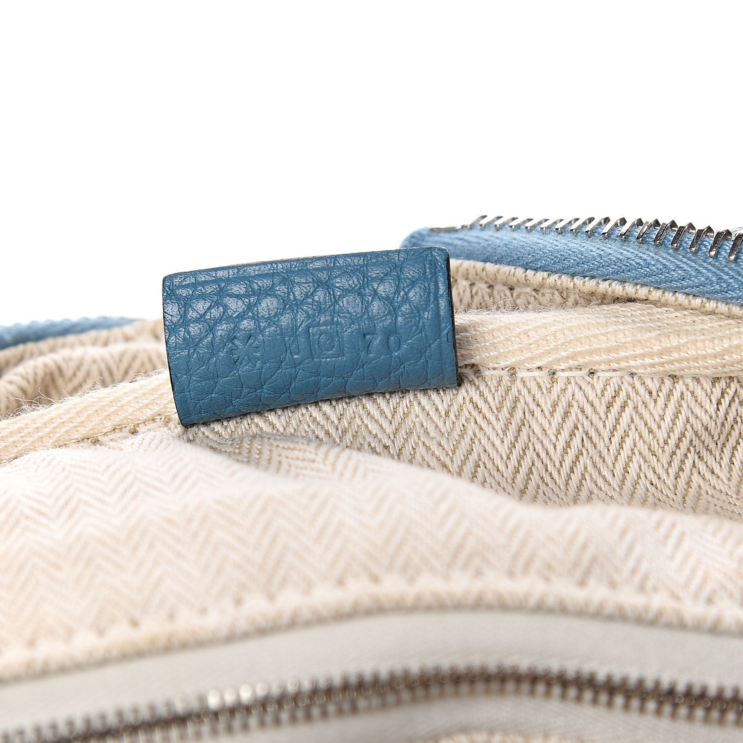 Hermes Taurillon Clemence Victoria II 35 Blue Jean 6 of 10