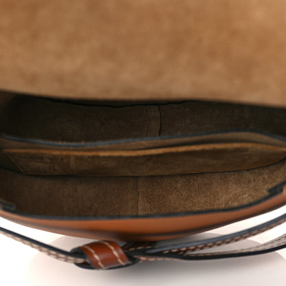 Loewe Grained Calfskin Small Gate Crossbody Bag Caramel Pecan 5 of 10