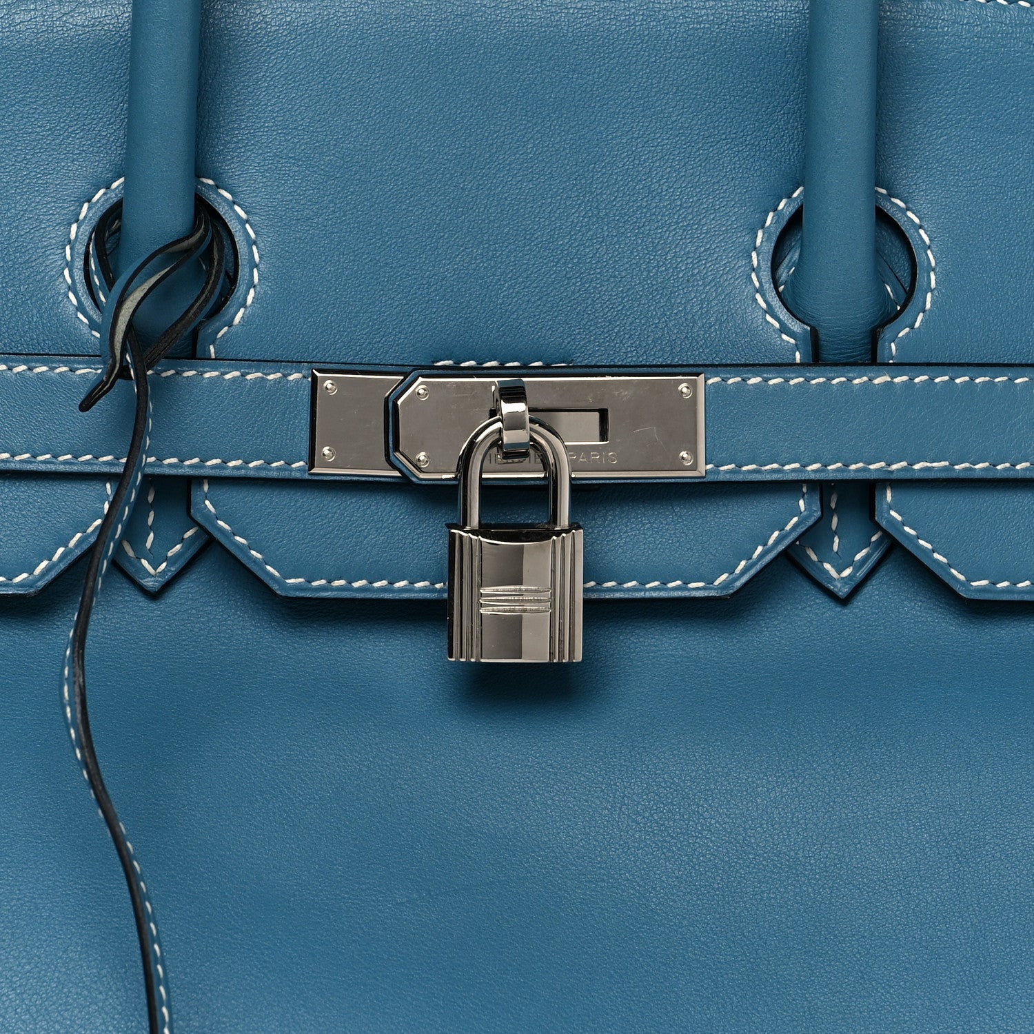Hermes Swift Birkin 35 Blue Jean 8 of 16