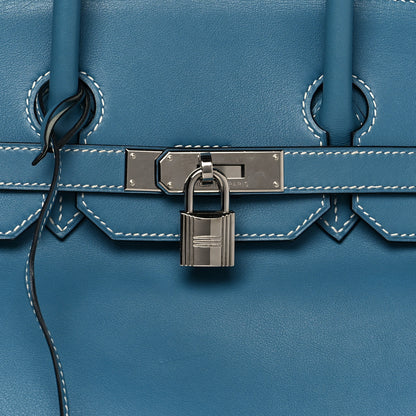 Hermes Swift Birkin 35 Blue Jean 8 of 16