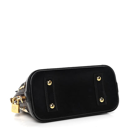 Louis Vuitton Monogram Macassar Studded Alma BB 3 of 6