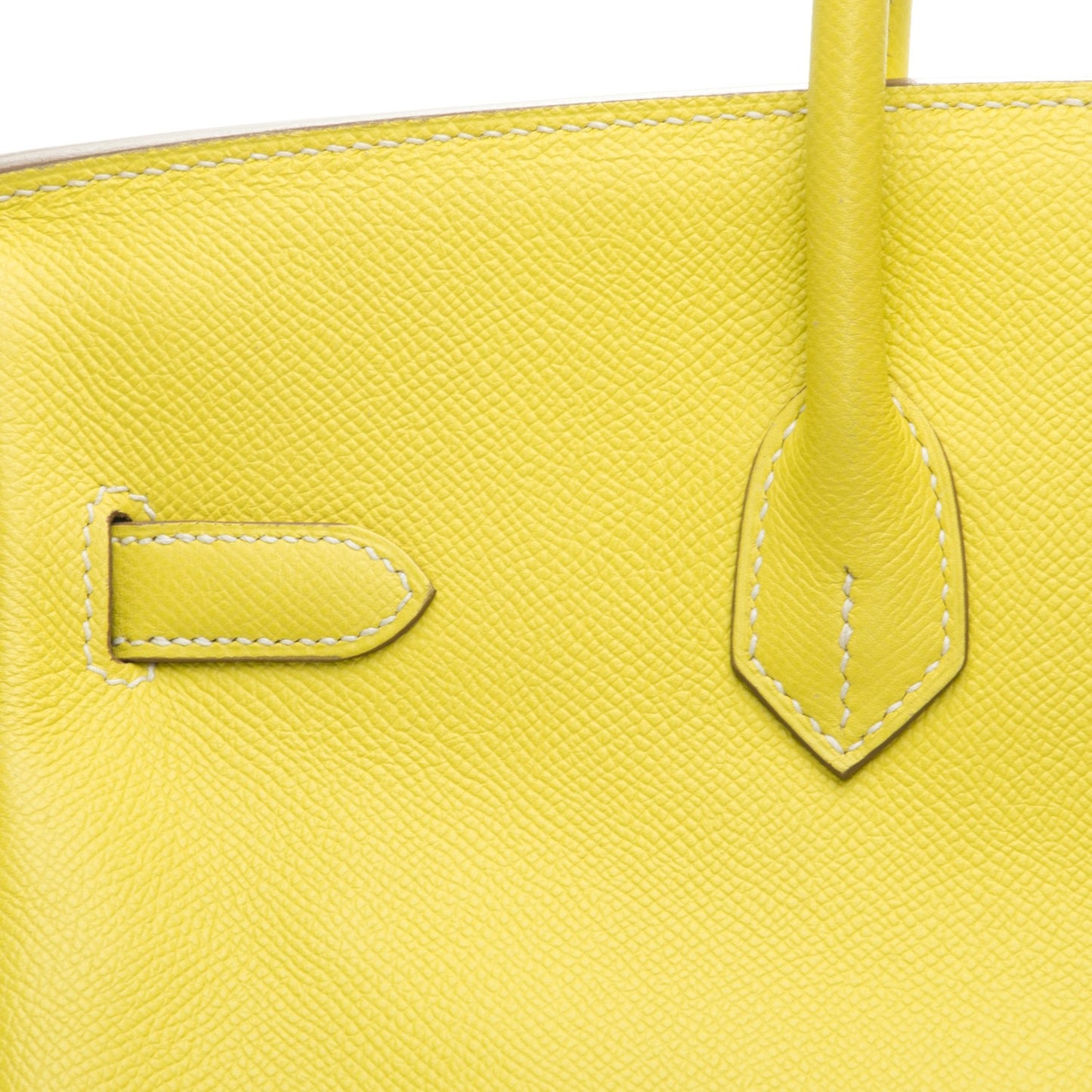 Epsom Candy Birkin 35 Lime Gris Perle