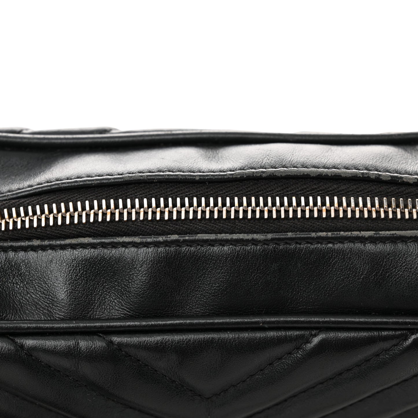 Calfskin Matelasse Monogram Lou Camera Bag Black