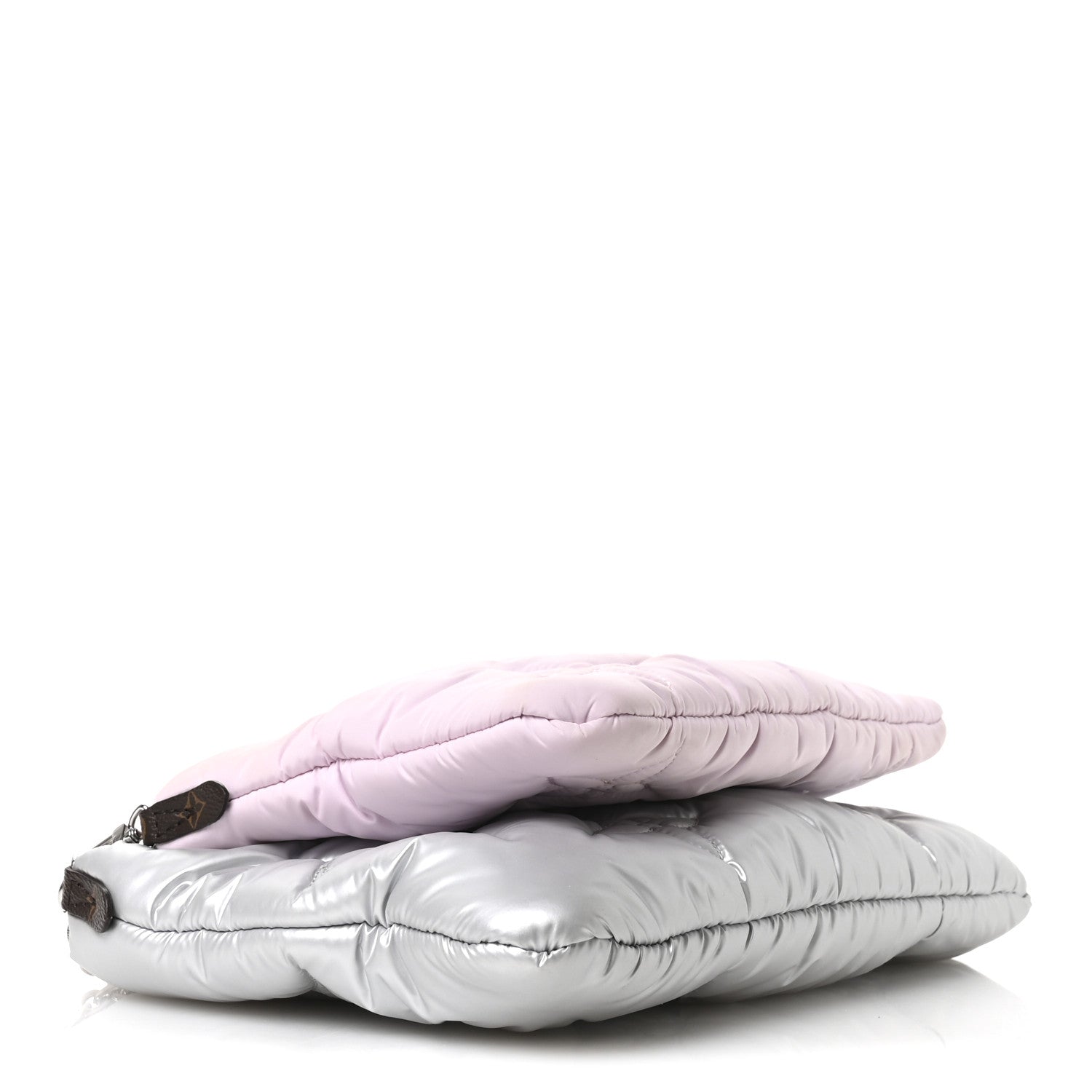 Louis Vuitton Econyl Monogram Pillow Maxi Multi Pochette Accessories Silver Pale Pink 4 of 9