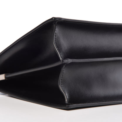 Saint Laurent Smooth Calfskin Catherine Heart Studded Satchel Black 9 of 10